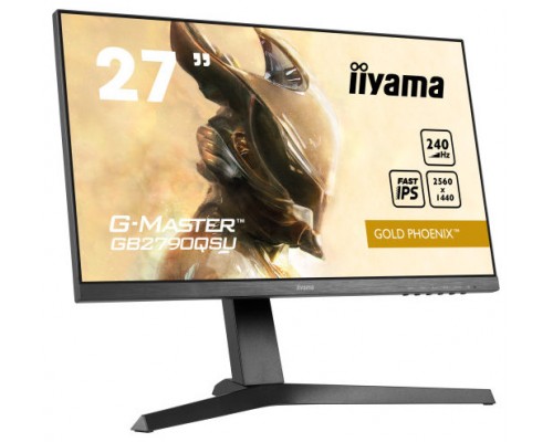 MONITOR IIYAMA 27" GAMING, WQHD, IPS, 2560 x 1440, 240Hz, 1MS, HDMI, DISPLAYPORT, ALT, REG ALT, PIVOTANTE (Espera 4 dias)