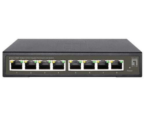 SWITCH SEMIGESTIONABLE LEVEL ONE HILBERT 8P POE