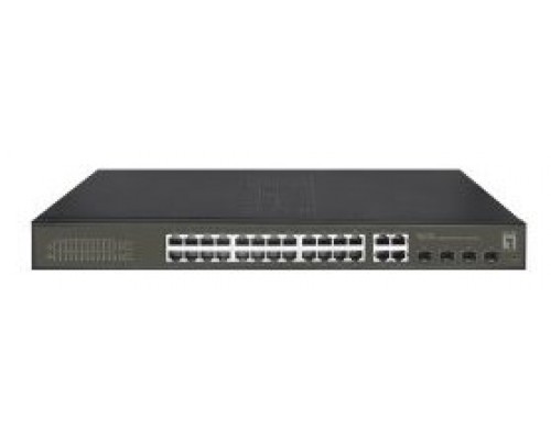 SWITCH SEMIGESTIONABLE LEVEL ONE HILBERT 24P POE