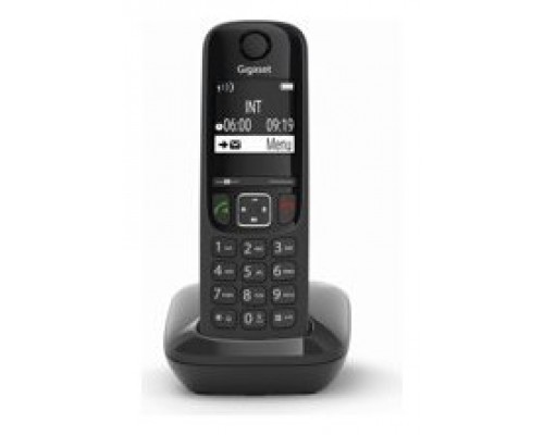 Gigaset AS690 Teléfono DECT/analógico Identificador de llamadas Negro (Espera 4 dias)