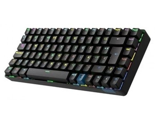 TECLADO HIDITEC GM1K BK SW RD