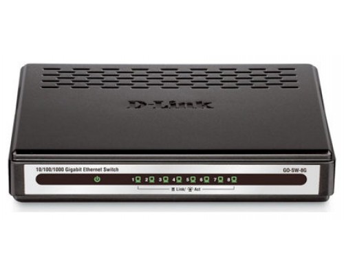 SWITCH NO GESTIONABLE D-LINK GO-SW-8G 8P GIGA