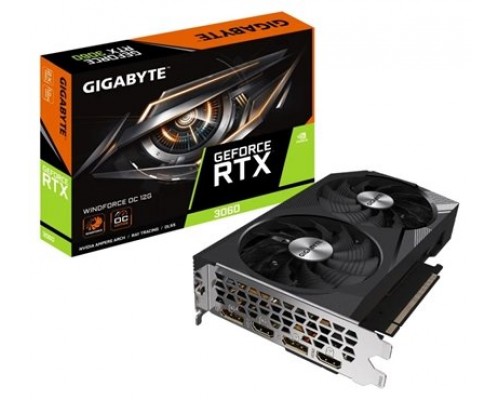 TARJETA GRAFICA GIGABYTE RTX 3060 WINDFORCE OC 12GB LHR