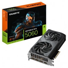 GIGABYTE GeForce RTX 5060 WINDFORCE OC 8G Tarjeta Gráfica - 8GB GDDR7, 128bit, PCI-E 5.0, 2512 MHz Frecuencia del núcleo, 3 x DisplayPort, 1 x HDMI, GV-N5060WF2OC-8GD (Espera 4 dias)