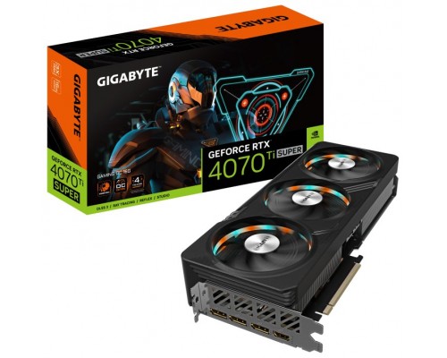 Gigabyte GAMING GeForce RTX 4070 Ti SUPER OC 16G NVIDIA 16 GB GDDR6X (Espera 4 dias)