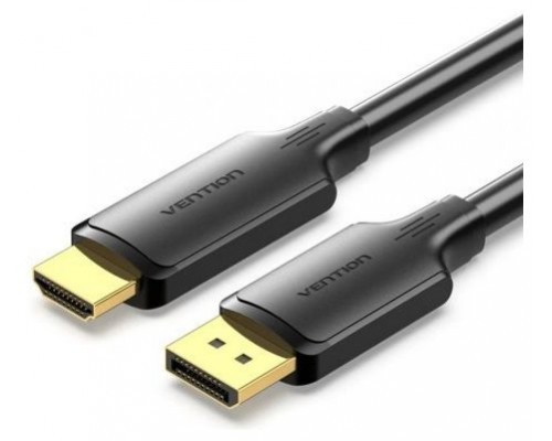 CONVERSOR DISPLAYPORT/M A HDMI/M 3 M 4K HD NEGRO VENTION (Espera 4 dias)