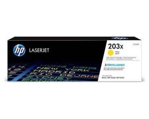 TONER HP CF542X Nº203X AMARILLO 2.500PAG ALTA (Espera 4 dias)