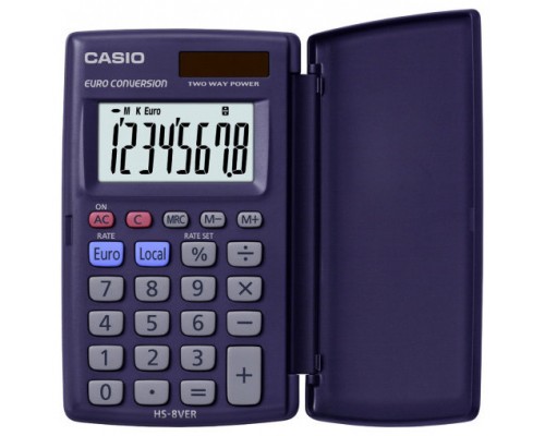 CALCULADORA DE BOLSILLO DE 8 DÍGITOS CASIO HS-8VERA (Espera 4 dias)