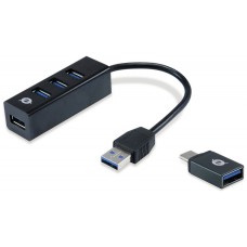 HUB USB 3.0 CONCEPTRONIC HUBBIES04B 4 PUERTOS USB 3.0