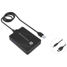 HUB USB3.0 CONCEPTRONIC  HUBBIES11B 4 PUERTOS Y CABLE