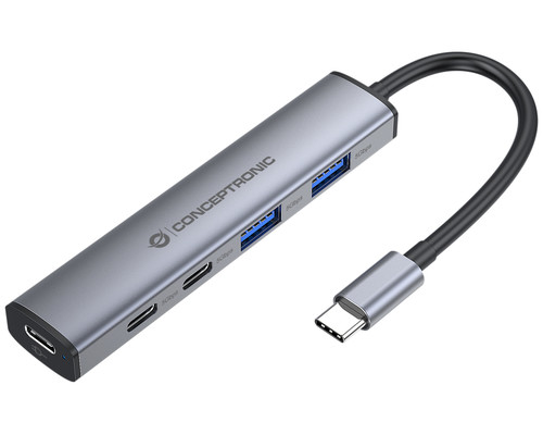 HUB USB 3,2 CONCEPTRONIC HUBBIES22G 4 PUERTOS 2xUSB-C-1602 HUB USB 3,2 CONCEPTRONIC HUBBIES22G 4 PUERTOS 2xUSB-C