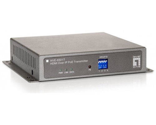 TRANSMISOR HDMI SOBRE IP RJ45 LEVEL ONE POE 1080P