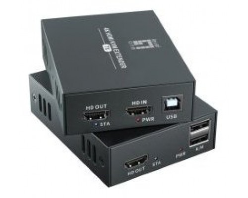 EXTENSOR HDMI 4K + USB SOBRE CAT6 HASTA 100 METROS