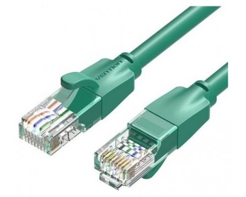 CABLE DE RED LATIGUILLO RJ45 UTP CAT6 AWG26 2 M VERDE VENTION (Espera 4 dias)