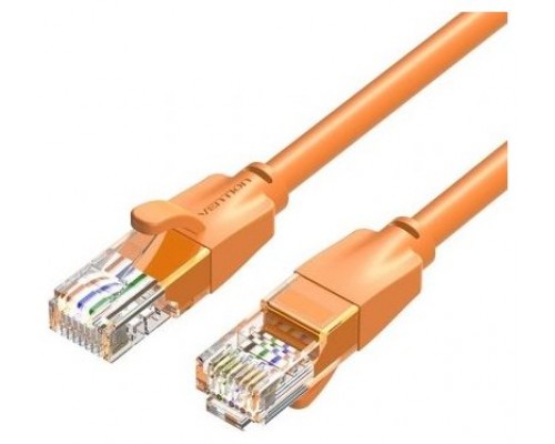 CABLE DE RED LATIGUILLO RJ45 UTP CAT6 AWG26 2 M NARANJA VENTION (Espera 4 dias)
