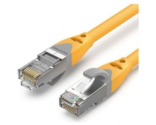 CABLE DE RED LATIGUILLO RJ45 CAT.6A SFTP AWG27 0.5 M AMARILLO VENTION (Espera 4 dias)