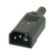 2LAN Conector IEC320 C14 Macho Recto-123 2LAN Conector IEC320 C14 Macho Recto