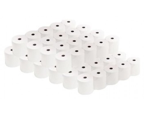 Pack 50 rollos papel térmico sin BPA 80X80mm