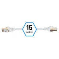 iggual Latiguillo CAT7 SFTP LSZH 15 metros blanco-123 iggual Latiguillo CAT7 SFTP LSZH 15 metros blanco