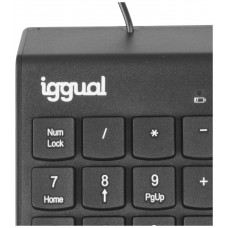 iggual Teclado numérico USB CK-NUM-19T negro