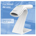 iggual Lector código barras 2D USB botón blanco-123 iggual Lector código barras 2D USB botón blanco