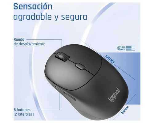 Raton inalambrico NANO-OFFICE-6D 1600DPI-2001 Raton inalambrico NANO-OFFICE-6D 1600DPI
