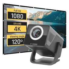 iggual Pack proyector 4K + lona proyección120"-129 iggual Pack proyector 4K + lona proyección120"