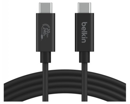 Belkin INZ004BT2MBK cable USB USB4 Gen 2x2 2 m USB C Negro (Espera 4 dias)