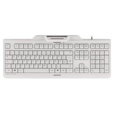 Cherry Teclado+Lector Chip Integrado (DNIe) Blanco