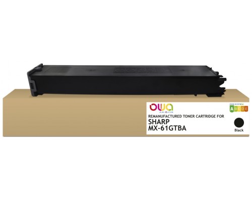 ARMOR Toner Negro OWA MX60GTBA para SHARP MX61GTCA C 40K 40000p