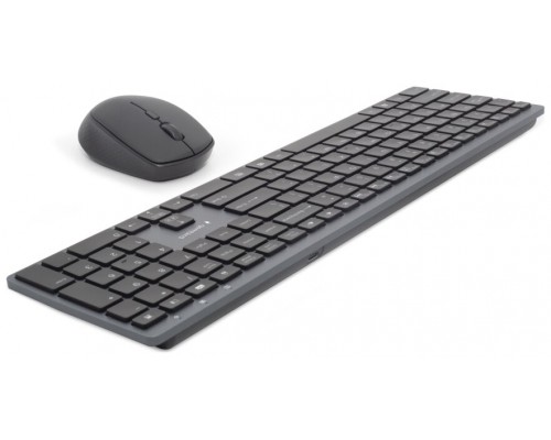 KIT INALAMBRICO TECLADO RATON RETROILUMINADO PRO BUSINESS SLIM DISEÑO PT NEGRO