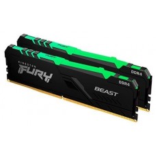 DDR4 KINGSTON 2x8GB 3200 FURY BEAST NEGRO