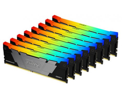 Kingston Technology FURY Renegade RGB módulo de memoria 256 GB 8 x 32 GB DDR4 3200 MHz (Espera 4 dias)
