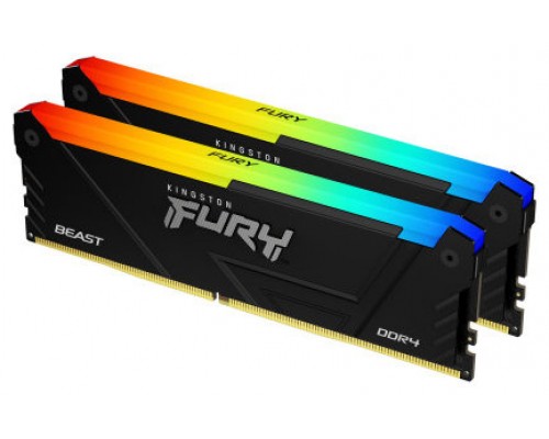 Kingston Technology FURY Beast RGB módulo de memoria 32 GB 2 x 16 GB DDR4 3600 MHz (Espera 4 dias)