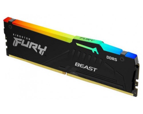 Kingston Technology FURY Beast RGB módulo de memoria 8 GB 1 x 8 GB DDR5 5600 MHz (Espera 4 dias)