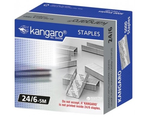 CAJA 5.000 GRAPAS 24/6-5M (5.000 UD) KANGARO KG2465M (Espera 4 dias)