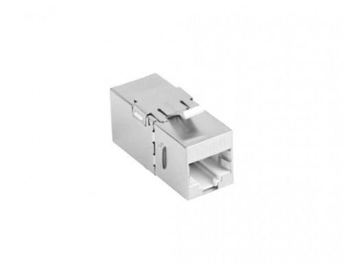 ADAPTADOR LANBERG CAT6 FTP HEMBRA THRU KEYSTONE RJ45 A RJ45, 90 GRADOS