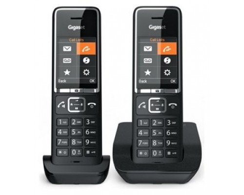 Gigaset COMFORT 550 duo Teléfono analógico Identificador de llamadas Negro (Espera 4 dias)