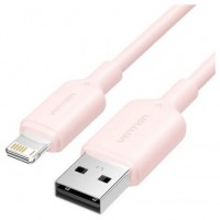 CABLE 2.0 USB A LIGHTNING 1 M ROSA VENTION (Espera 4 dias)