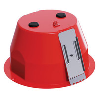 BOSCH MEGAFONIA (LC1-MFDS) CUPULA IGNIFUGA METALICA CON PASAHILOS, ROJO, EN 54 (Espera 4 dias)