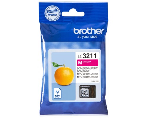 BROTHER Cartucho tinta  Magenta   LC3211M