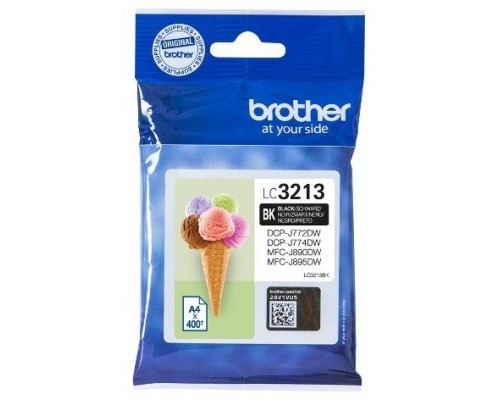 BROTHER Cartucho de tinta negro larga duracion BROTHER DCP-J572DW LC3213BK