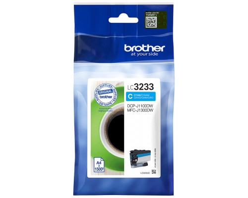 TINTA BROTHER  LC3233C DCPJ1100DW/MFCJ1300DW ORI CIAN