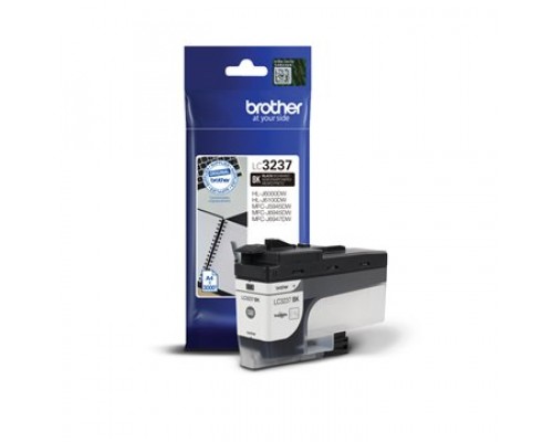 BROTHER Cartucho de tinta negro LC3237BK