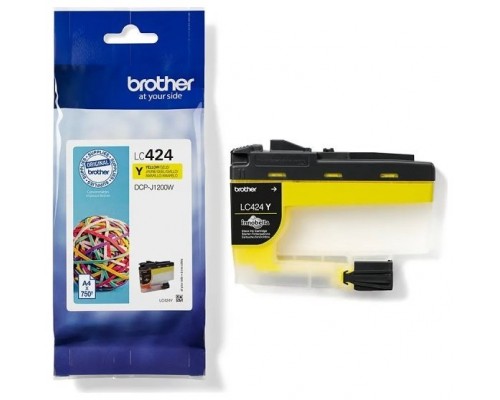 BROTHER tinta amarilla para DCPJ1200W LC424Y