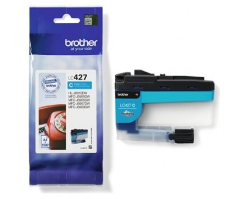 BROTHER cartucho de tinta cian para la mfcj5955dw y mfcj6955dw/LC427C