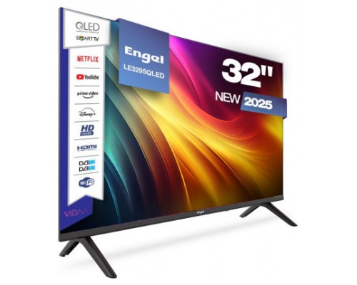 TV QLED 32"-TDT2 - HD -SMARTV VIDAA NETFLIX/AMAZON. MODO HOSPITALITY (Espera 4 dias)