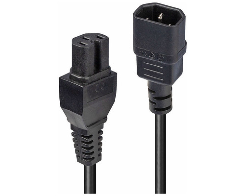 Lindy 30314 cable de transmisión Negro 2 m C14 acoplador C15 acoplador (Espera 4 dias)-1052 Lindy 30314 cable de transmisión Negro 2 m C14 acoplador C15 acoplador (Espera 4 dias)