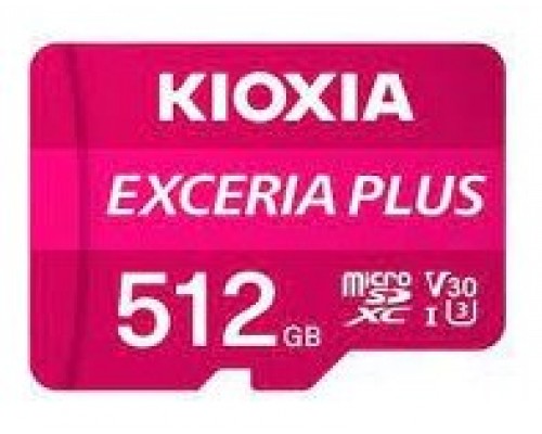 MICRO SD KIOXIA 512GB EXCERIA PLUS UHS-I C10 R98 CON ADAPTADOR