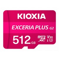 MICRO SD KIOXIA 512GB EXCERIA PLUS G2 UHS-I C10 CON ADAPTADOR
